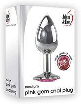 Adam and Eve Pink Gem Anal Plug Butt Plugs